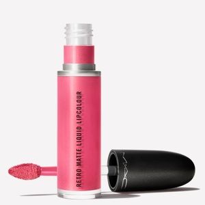 NWT MAC cosmetics RETRO MATTE LIQUID LIPCOLOUR METALLICS - metallic rose